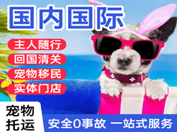 西宁机场邮寄国际宠物托运 【国